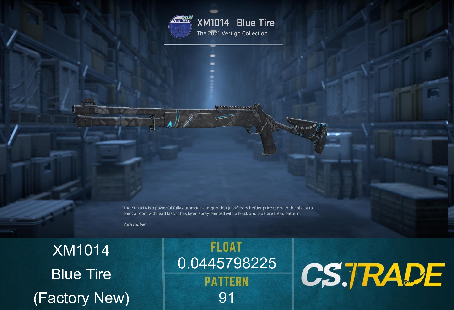 XM1014 | Blue Tire (Factory New) Screenshot