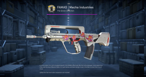 FAMAS | Mecha Industries (Factory New) Screenshot