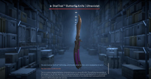★ StatTrak™ Butterfly Knife | Ultraviolet (Field-Tested) Screenshot