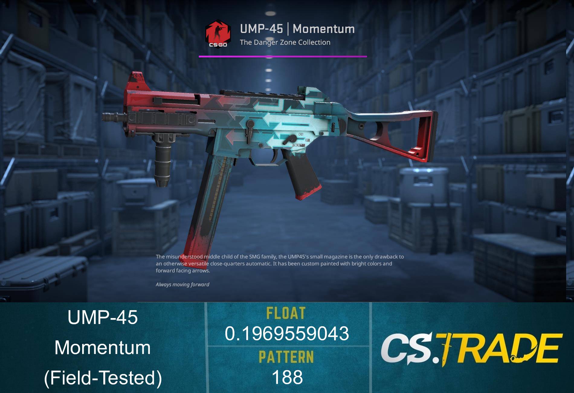 UMP-45 | Momentum (Field-Tested)