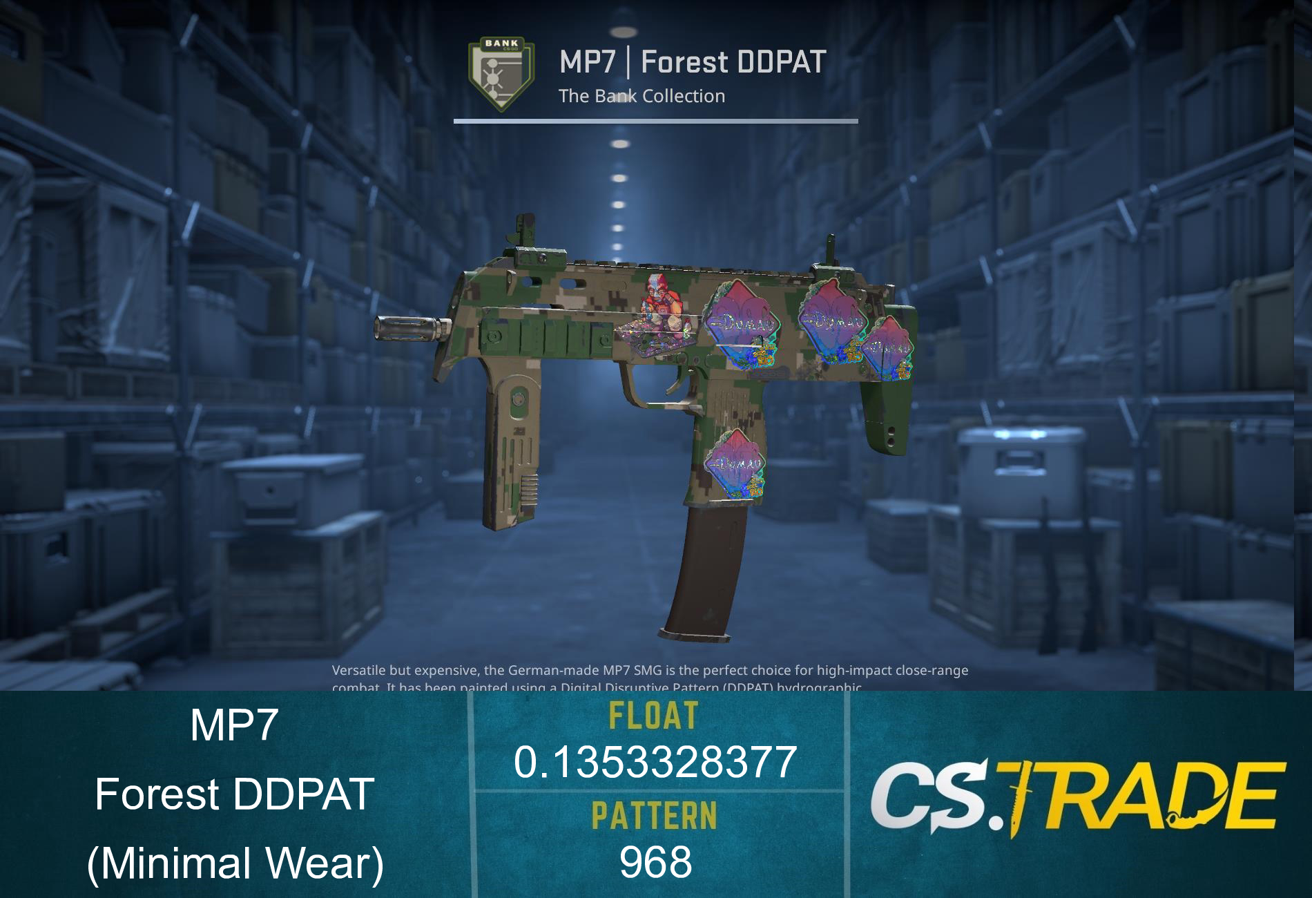 MP7 | Forest DDPAT (Minimal Wear) Screenshot