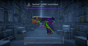 StatTrak™ P2000 | Acid Etched (Minimal Wear) Screenshot