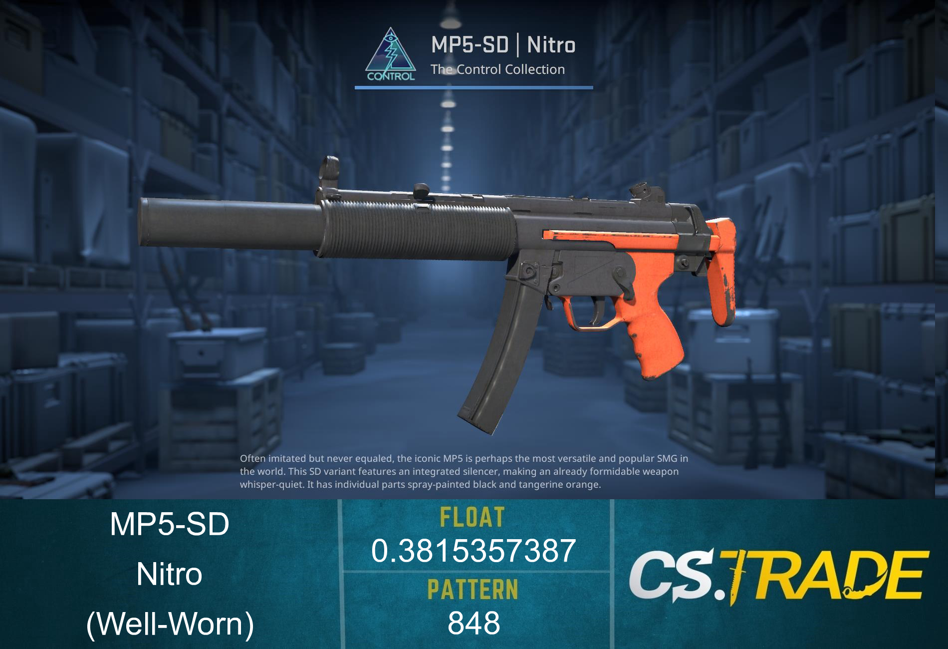 MP5-SD | Nitro (Well-Worn) Screenshot