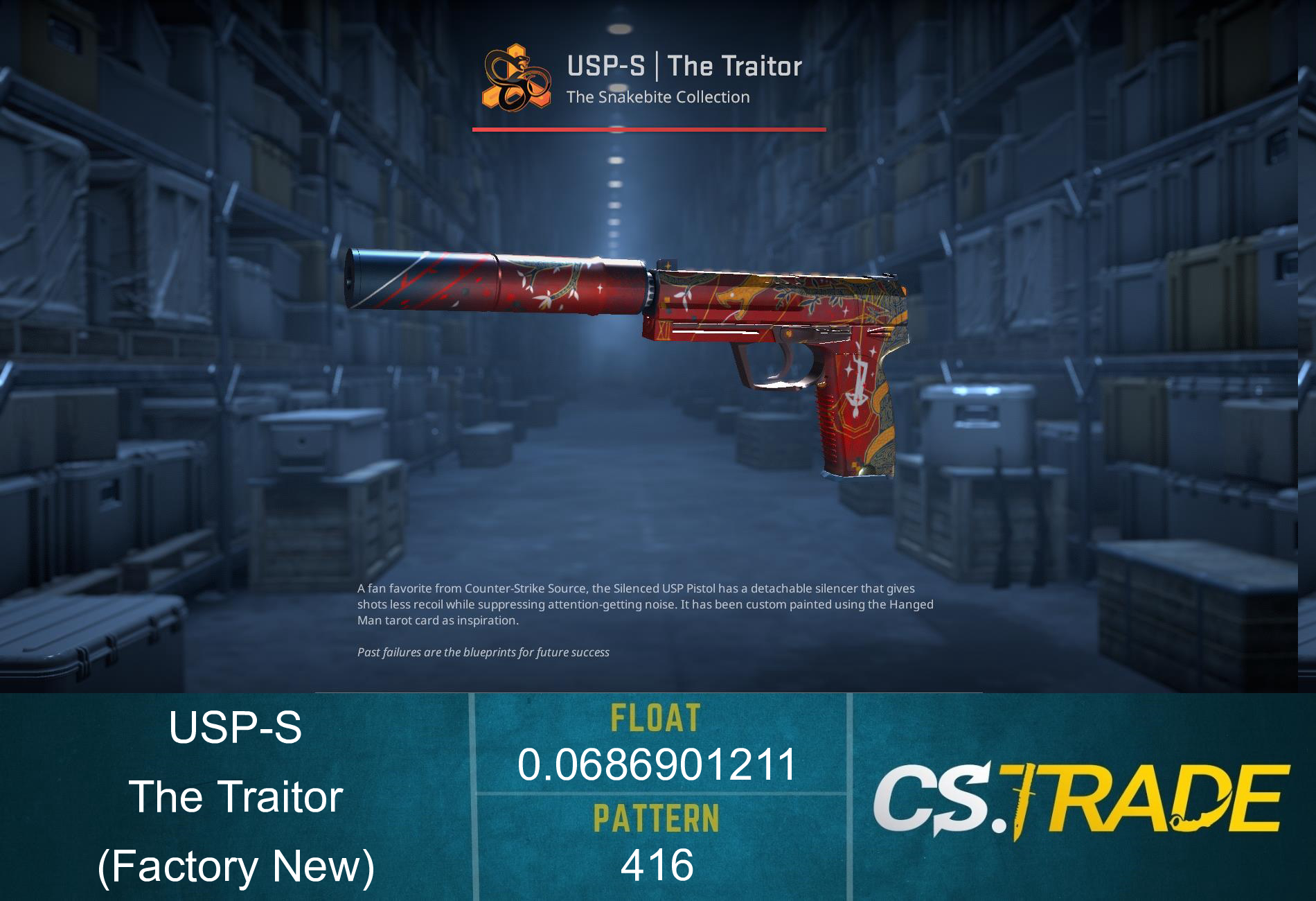 USP-S | The Traitor (Factory New) Screenshot