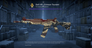 Galil AR | Crimson Tsunami (Factory New) Screenshot