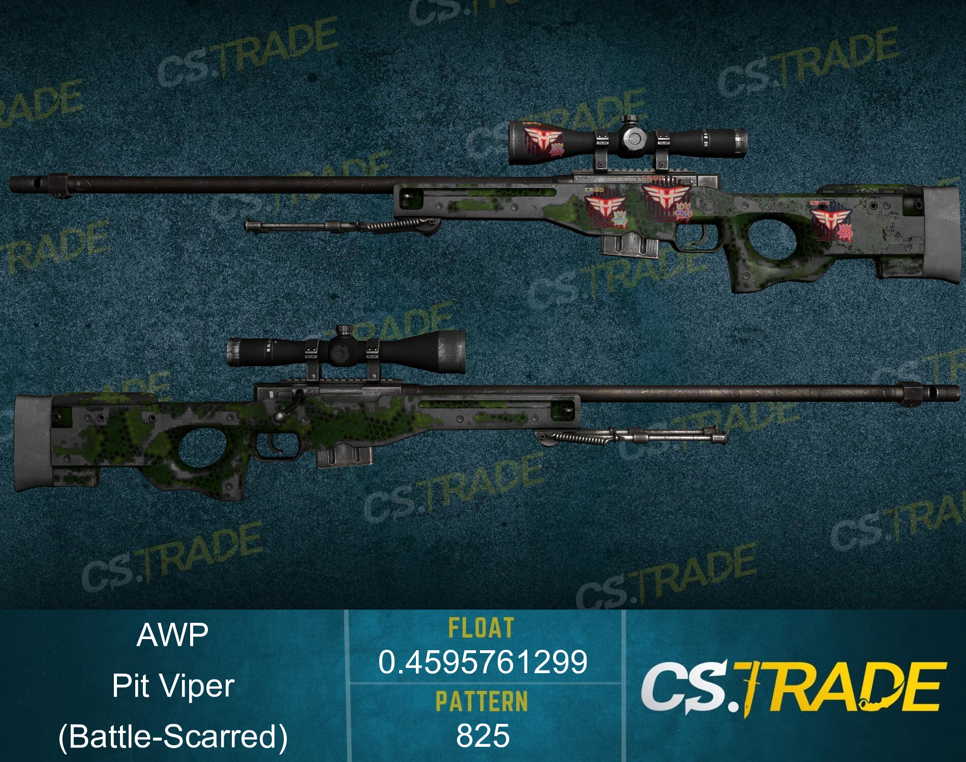 AWP | Pit Viper (Battle-Scarred) Screenshot