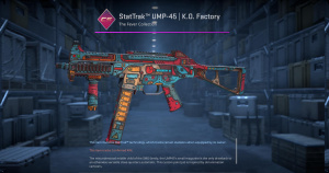 StatTrak™ UMP-45 | K.O. Factory (Well-Worn) Screenshot