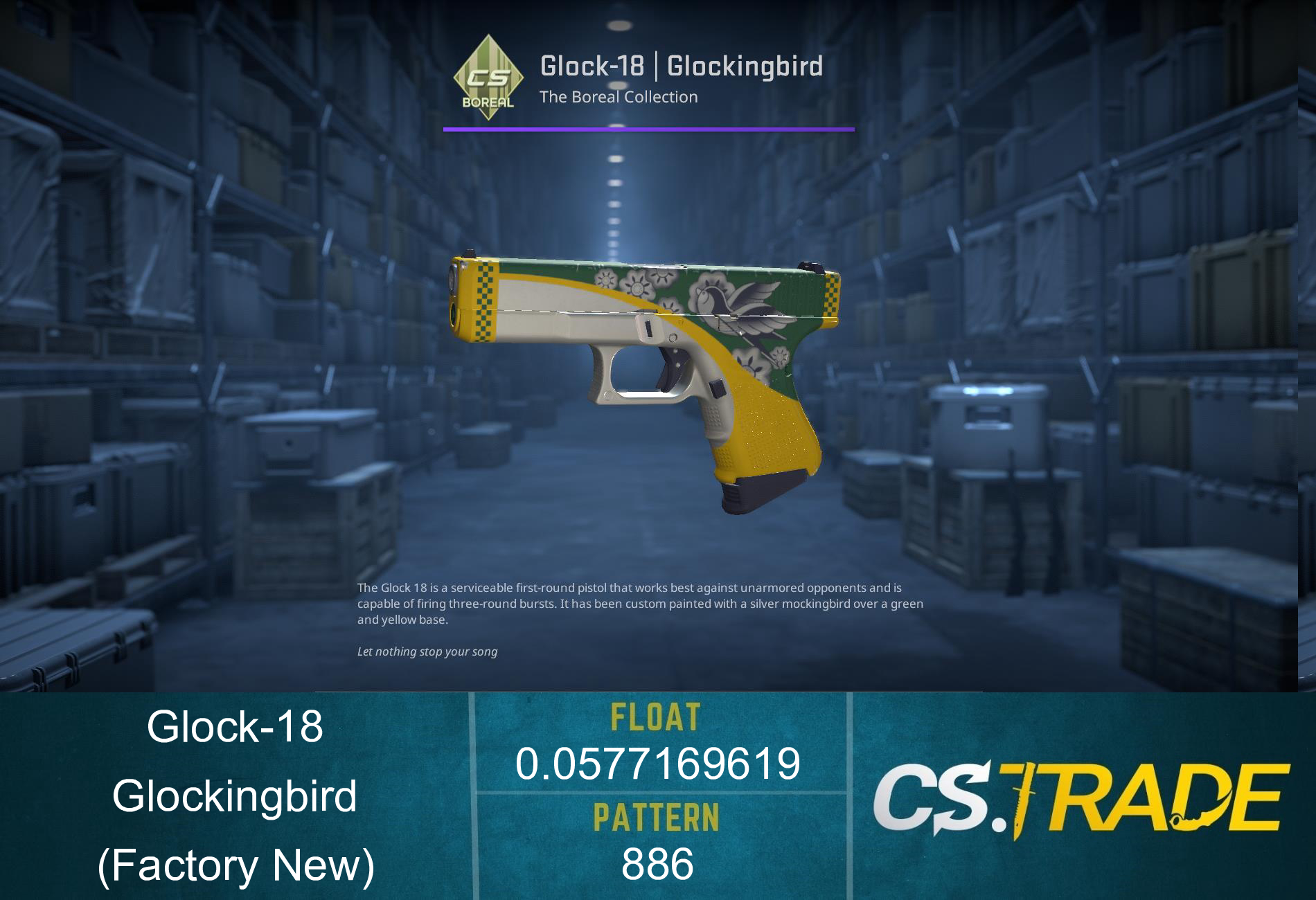 Glock-18 | Glockingbird (Factory New) Screenshot