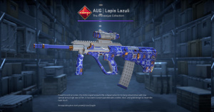 AUG | Lapis Lazuli (Minimal Wear) Screenshot