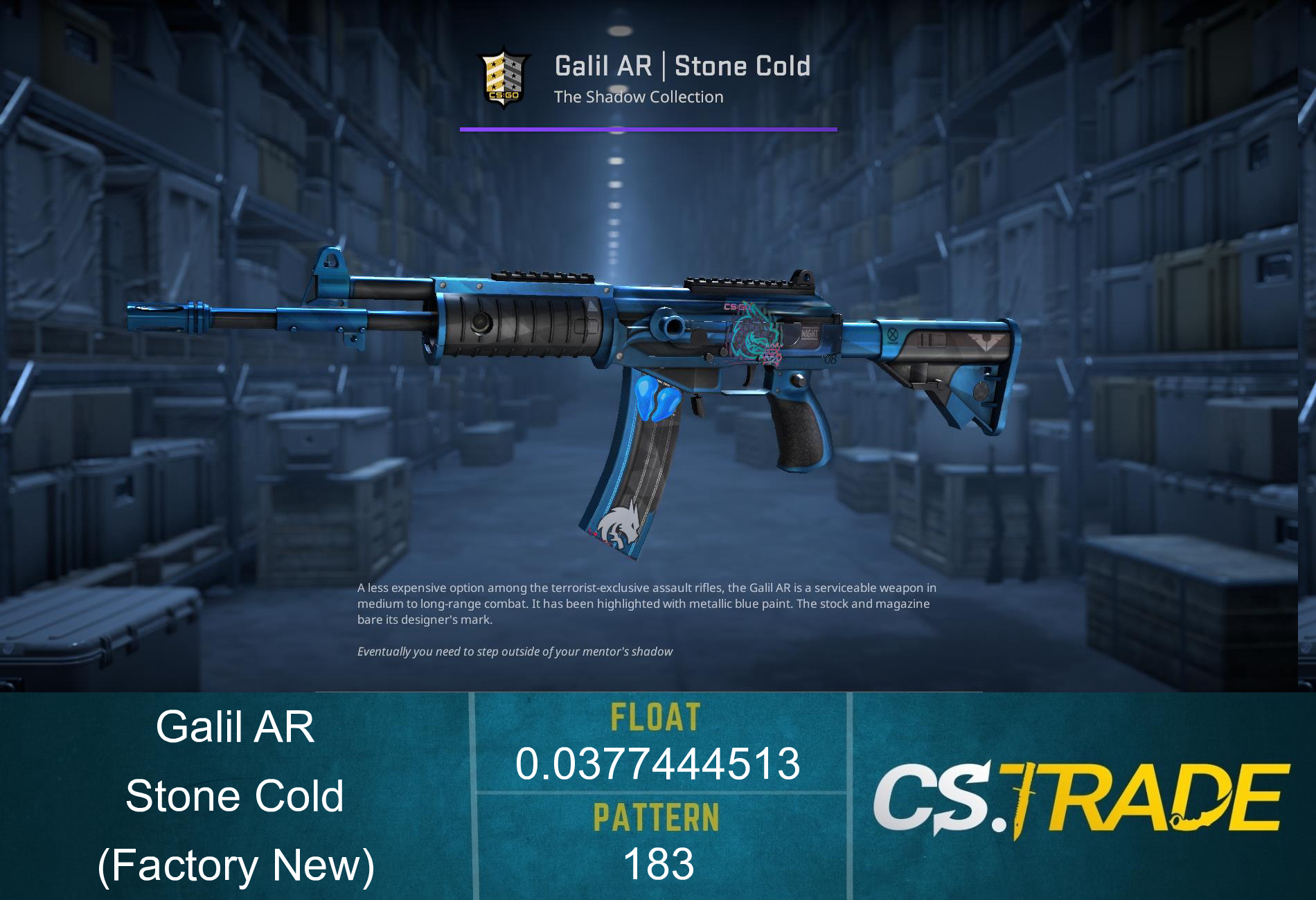 Galil AR | Stone Cold (Factory New) Screenshot