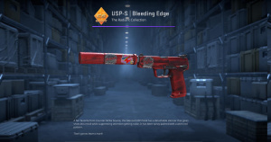 USP-S | Bleeding Edge (Minimal Wear) Screenshot