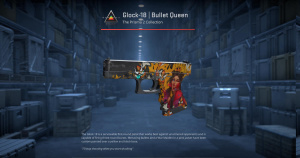 Glock-18 | Bullet Queen (Battle-Scarred) Screenshot