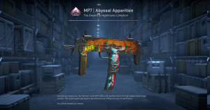 MP7 | Abyssal Apparition (Battle-Scarred) Screenshot