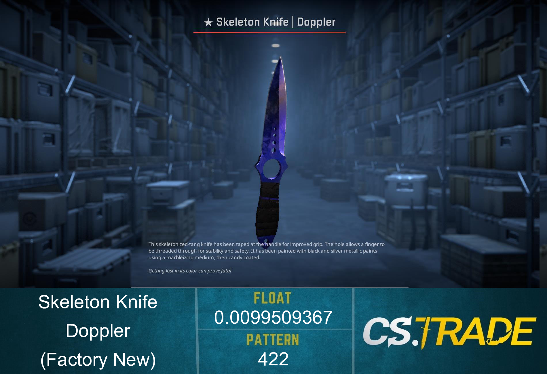 ★ Skeleton Knife | Doppler (Factory New) Screenshot