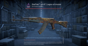 StatTrak™ AK-47 | Legion of Anubis (Battle-Scarred) Screenshot