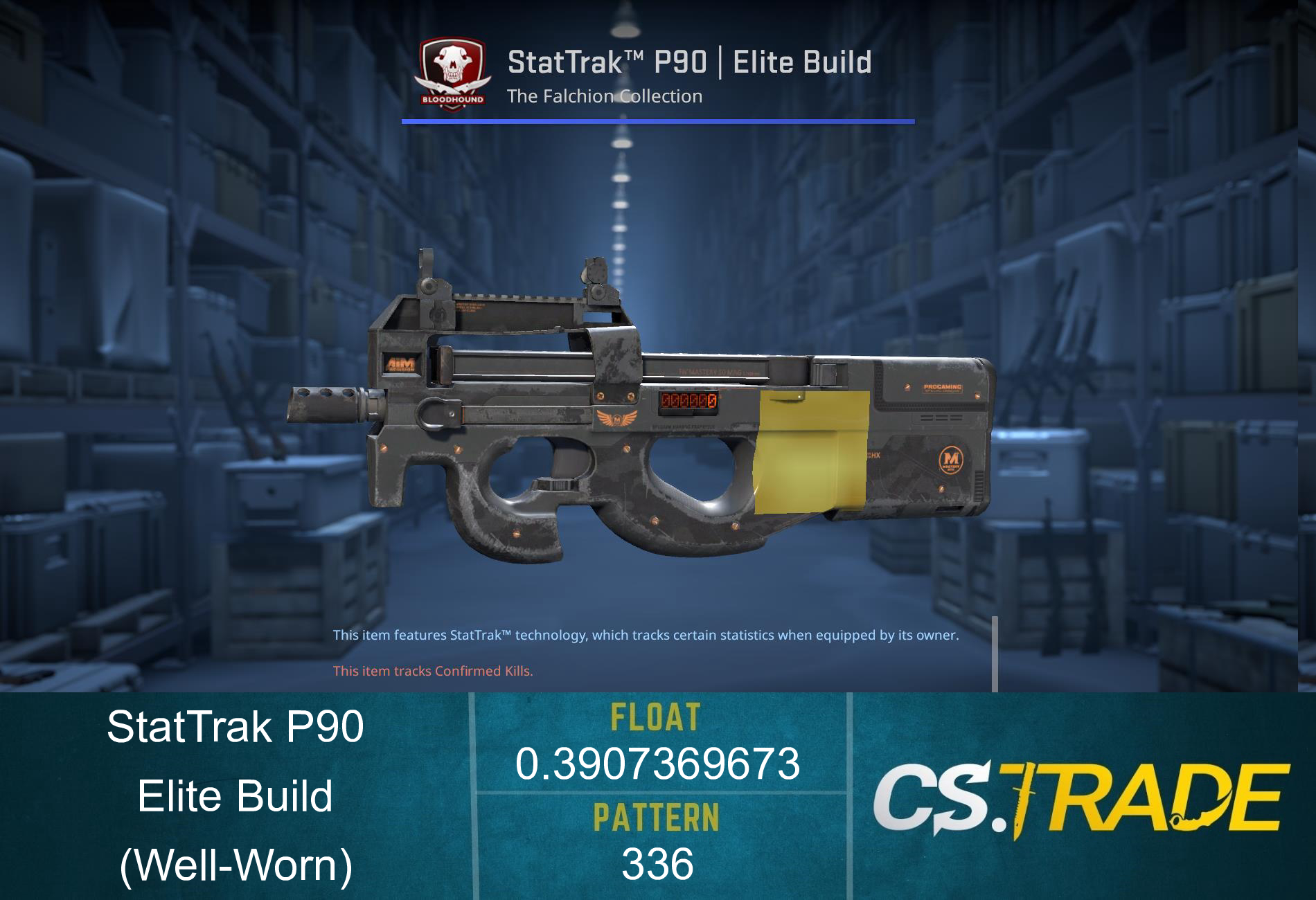 P90 | Elite Build (Well-Worn) Screenshot