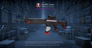 SG 553 | Cyrex (Minimal Wear) Screenshot