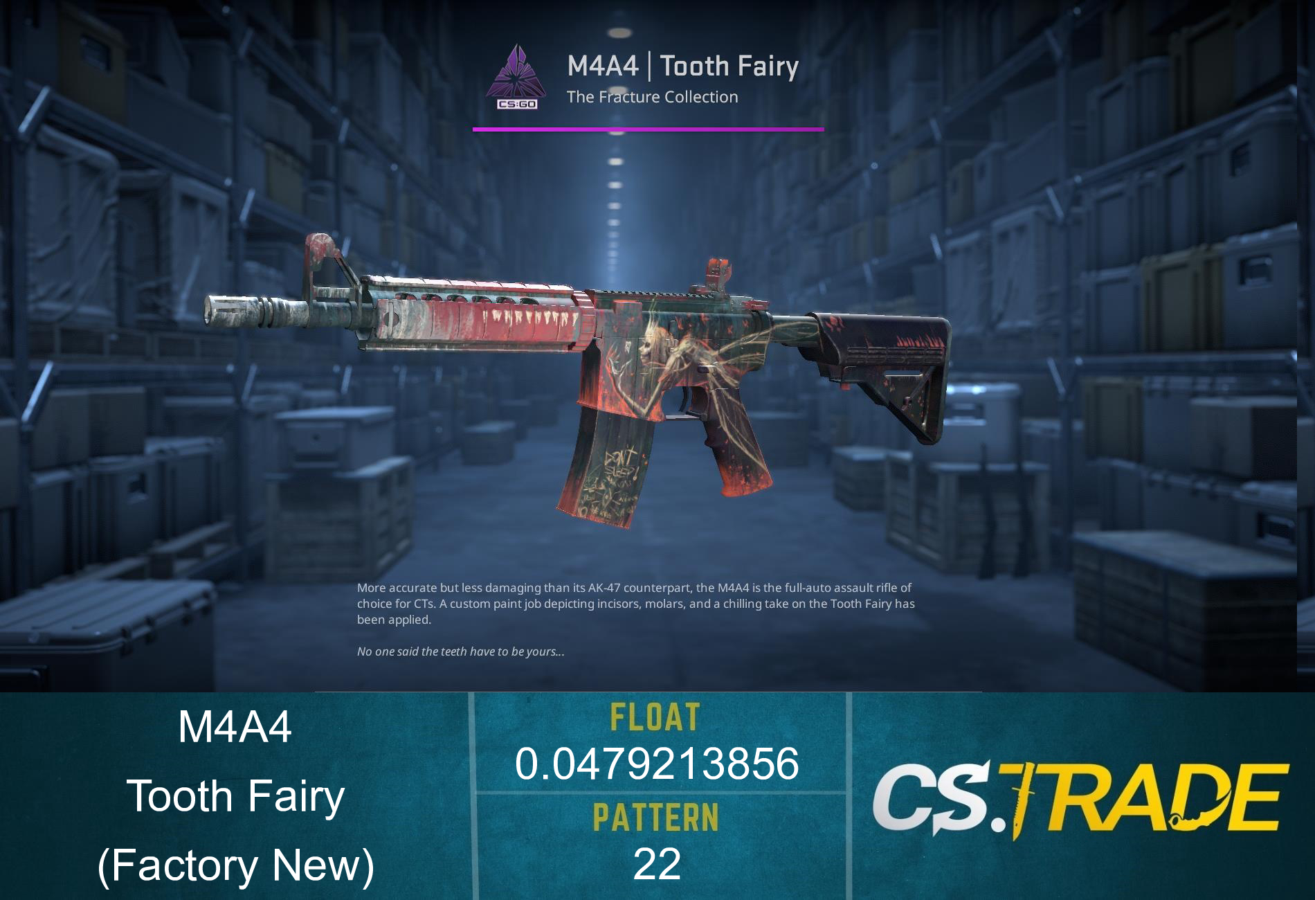 M4A4 | Tooth Fairy (Factory New)
