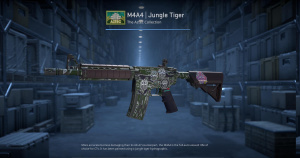 M4A4 | Jungle Tiger (Minimal Wear) Screenshot