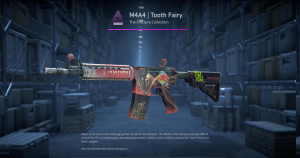M4A4 | Tooth Fairy (Minimal Wear) Screenshot