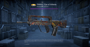 FAMAS | Eye of Athena (Battle-Scarred) Screenshot