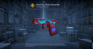 Glock-18 | Water Elemental (Factory New) Screenshot