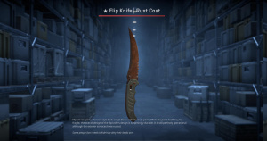 ★ Flip Knife | Rust Coat (Battle-Scarred) Screenshot