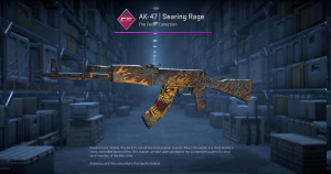 AK-47 | Searing Rage (Well-Worn) Screenshot