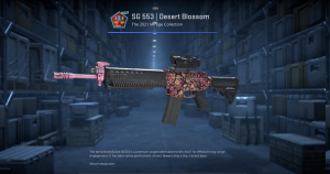 SG 553 | Desert Blossom (Factory New) Screenshot