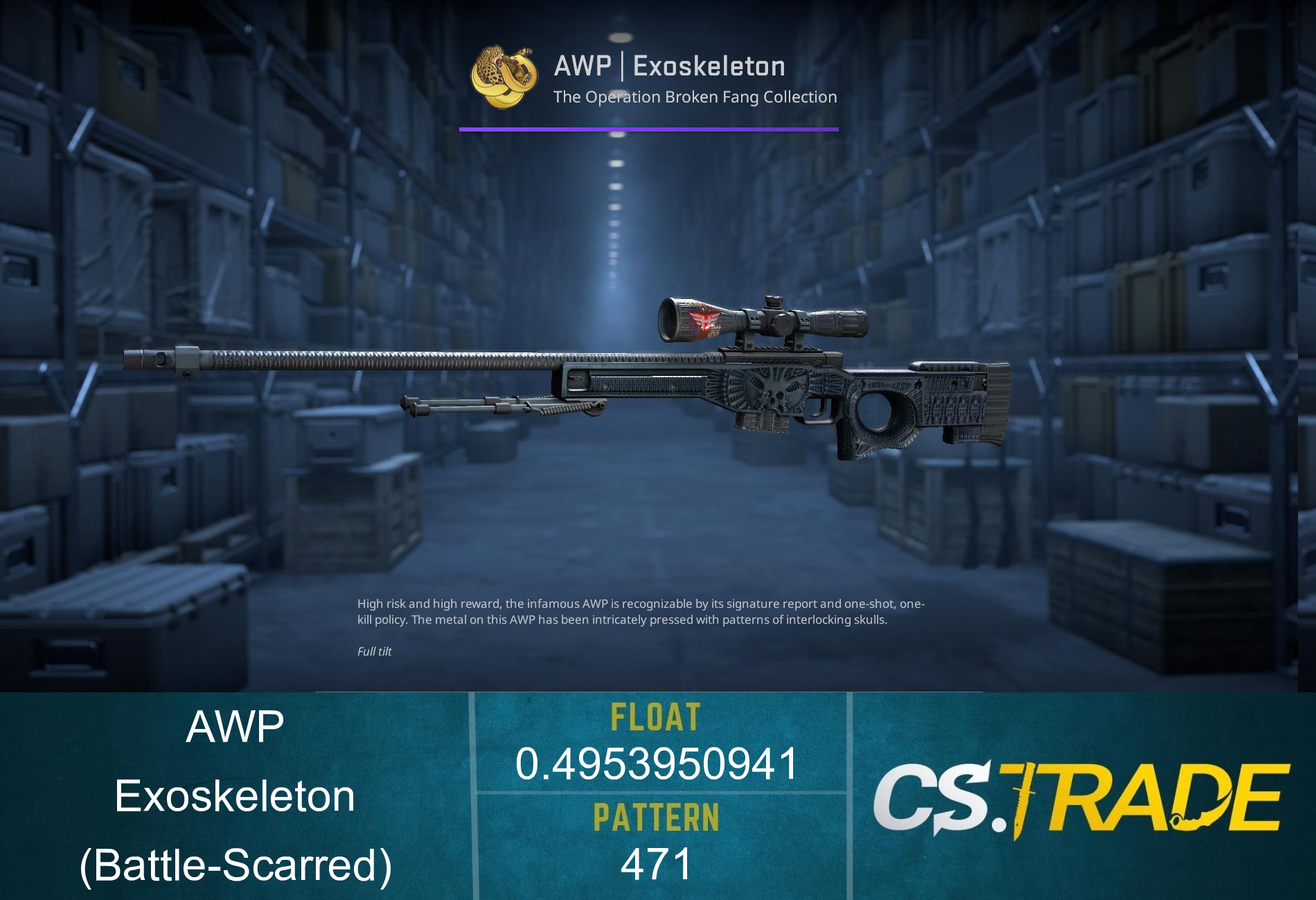 AWP | Exoskeleton (Battle-Scarred) Screenshot