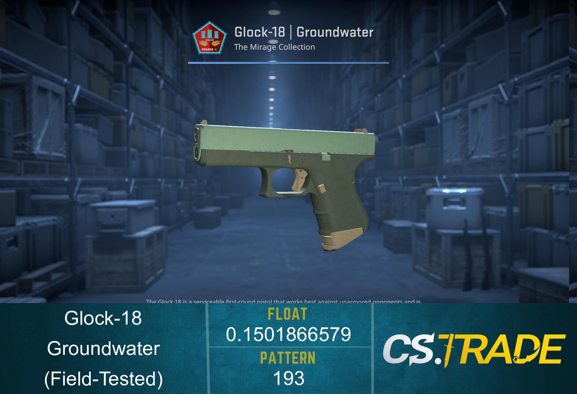 Glock-18 | Groundwater (Field-Tested) Screenshot