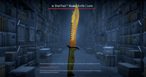★ StatTrak™ Bowie Knife | Lore (Battle-Scarred) Screenshot