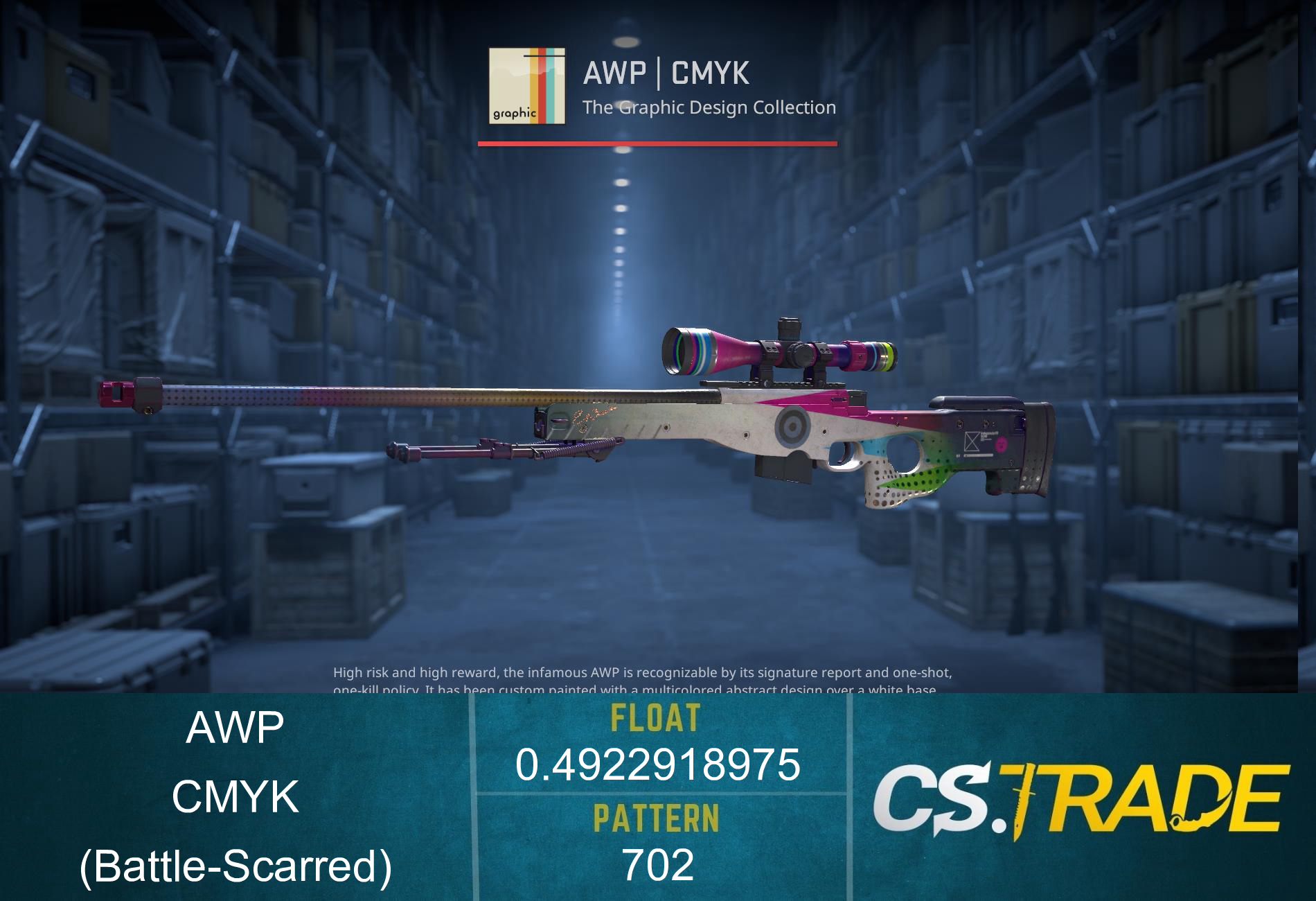 AWP | CMYK (Battle-Scarred) Screenshot