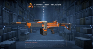 StatTrak™ Negev | dev_texture (Factory New) Screenshot