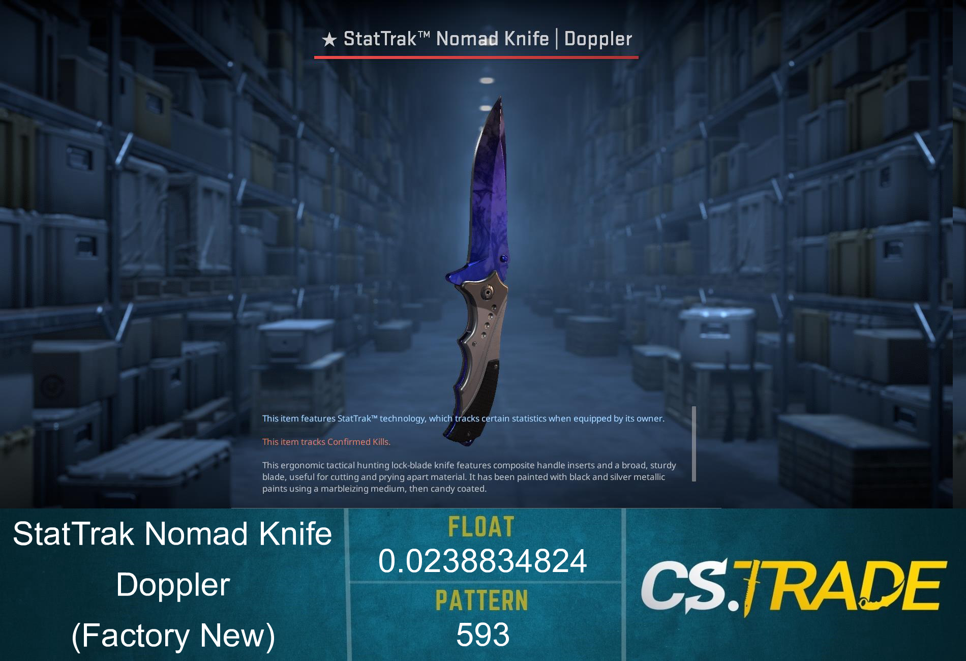 ★ Nomad Knife | Doppler Phase 4 (Factory New) Screenshot