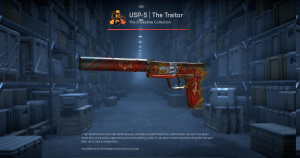 USP-S | The Traitor (Battle-Scarred) Screenshot