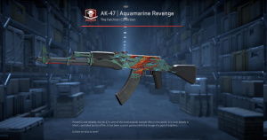 AK-47 | Aquamarine Revenge (Field-Tested) Screenshot