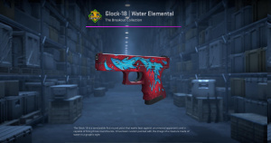 Glock-18 | Water Elemental (Factory New) Screenshot