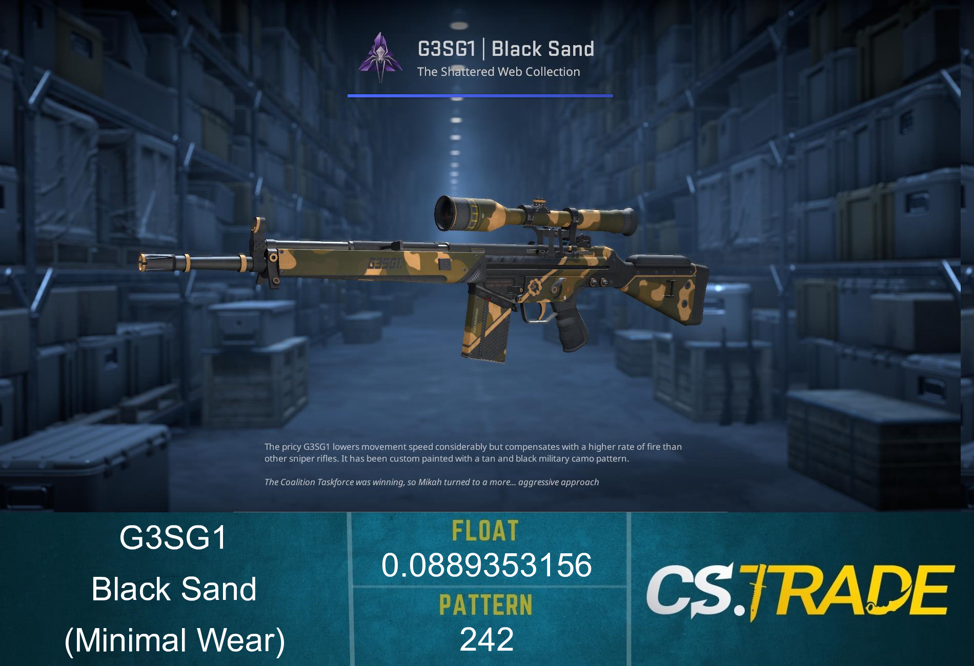 G3SG1 | Black Sand (Factory New) Screenshot