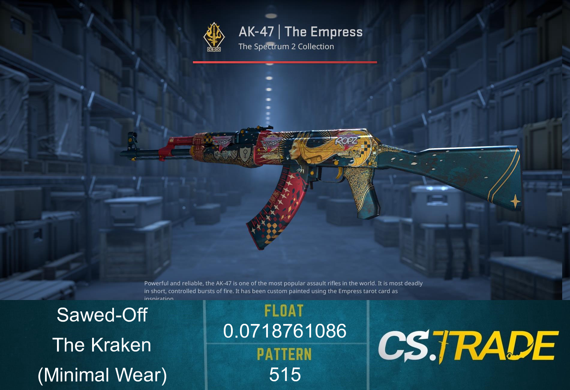 Sawed-Off | The Kraken (Minimal Wear) Screenshot