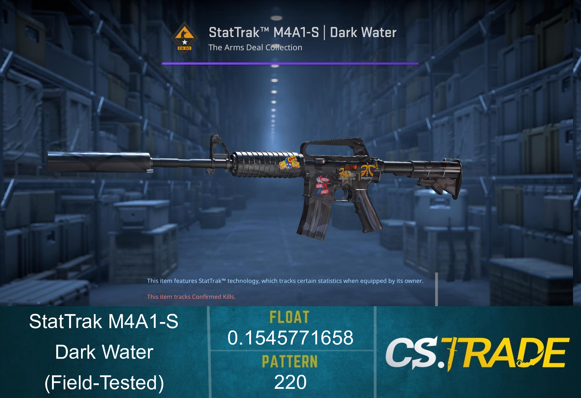 M4A1-S | Dark Water (Field-Tested) Screenshot