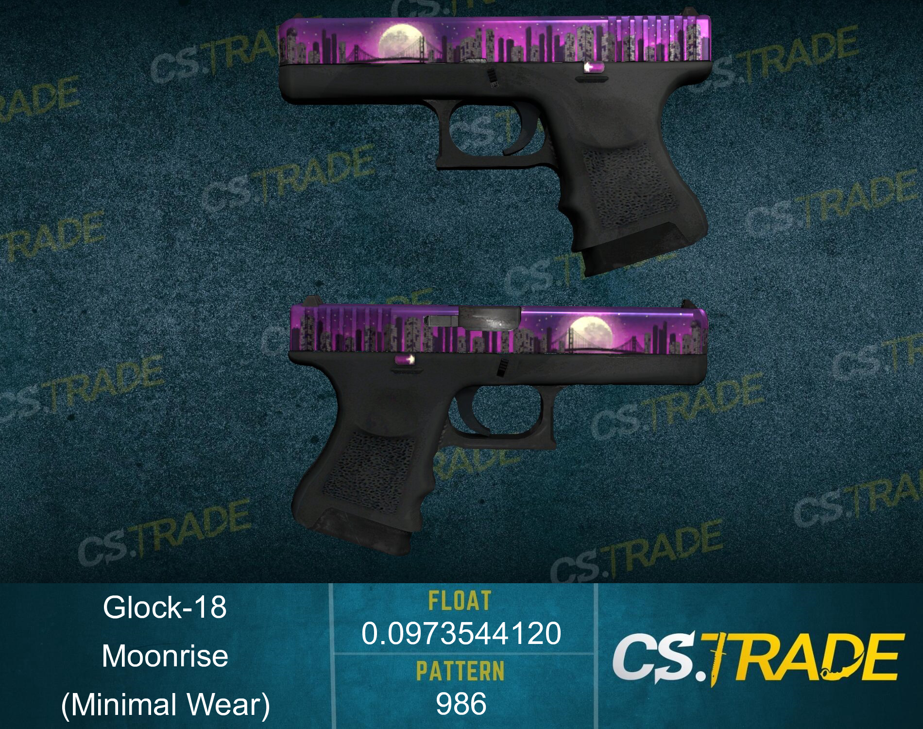 Screenshot for Glock-18 | Moonrise