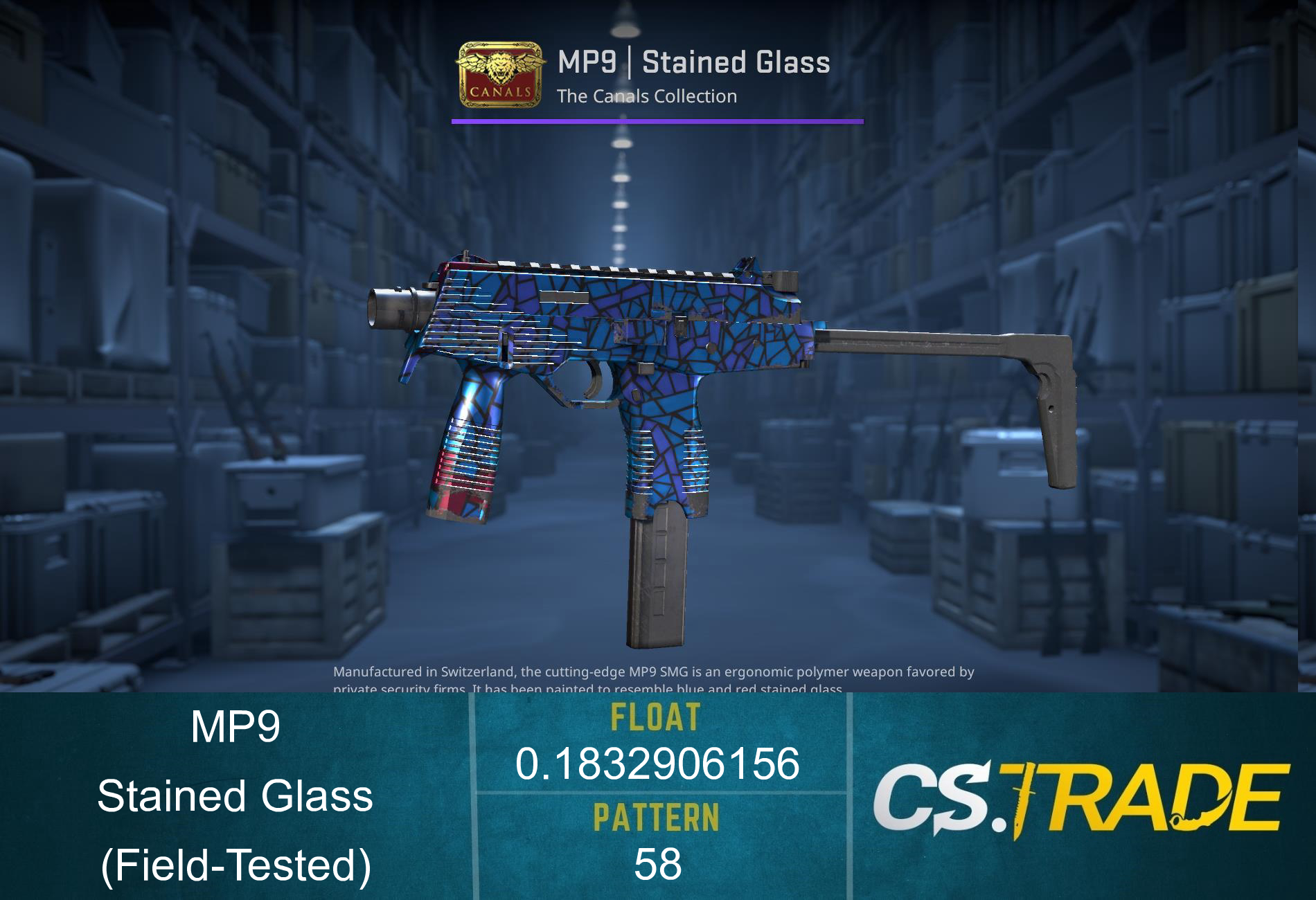 MP9 | Stained Glass (Field-Tested) Screenshot
