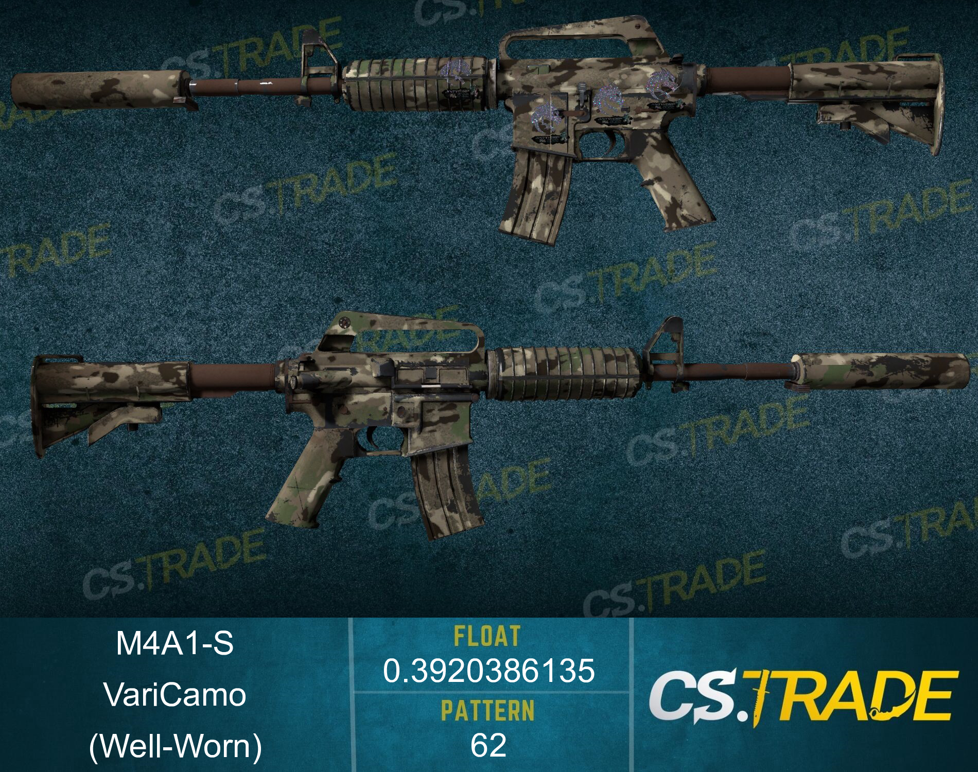 Souvenir M4A1-S | VariCamo (Well-Worn) Screenshot