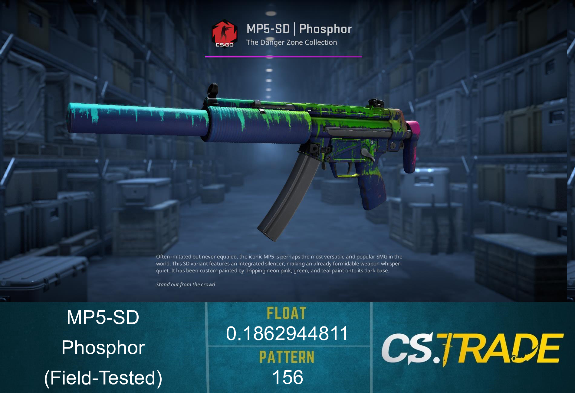 MP5-SD | Phosphor (Field-Tested) Screenshot