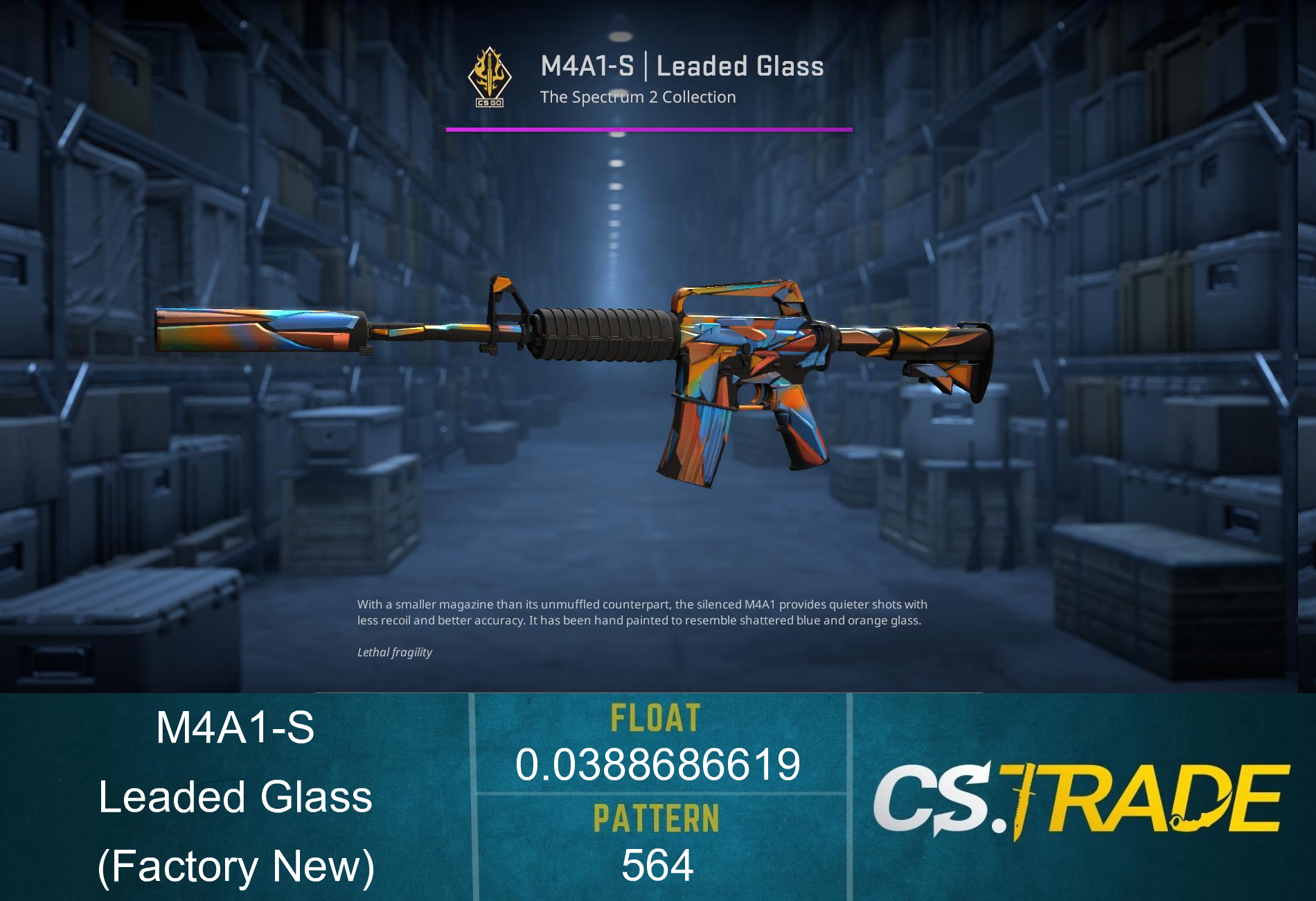 M4A1-S | Leaded Glass (Factory New) Screenshot