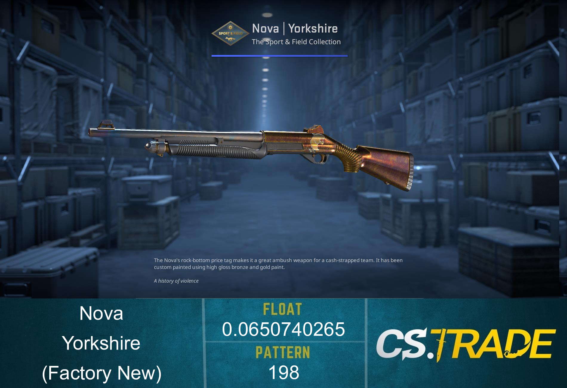 Nova | Yorkshire (Factory New) Screenshot