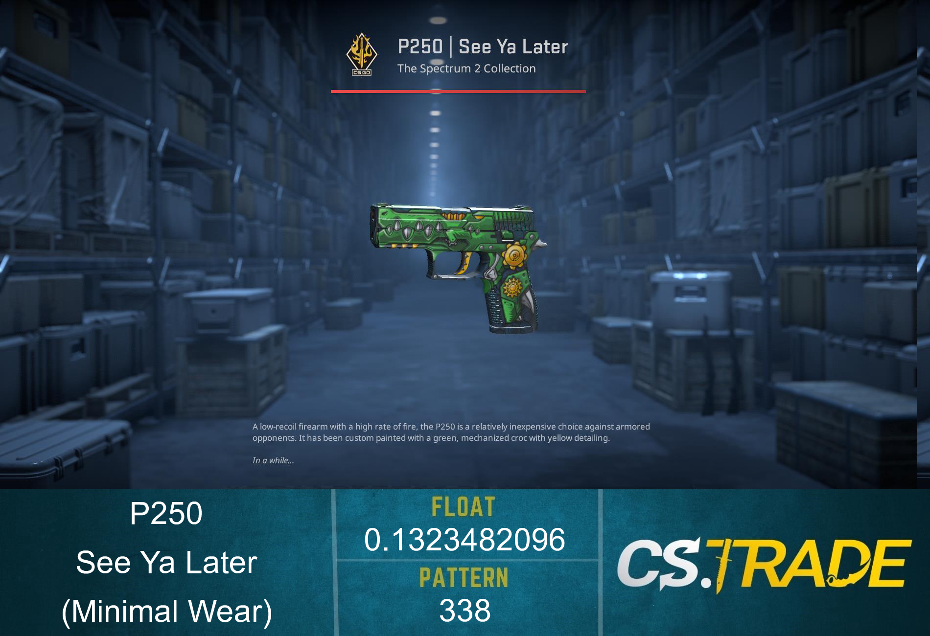 P250 | See Ya Later (Minimal Wear) Screenshot