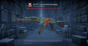 AK-47 | Aquamarine Revenge (Field-Tested) Screenshot