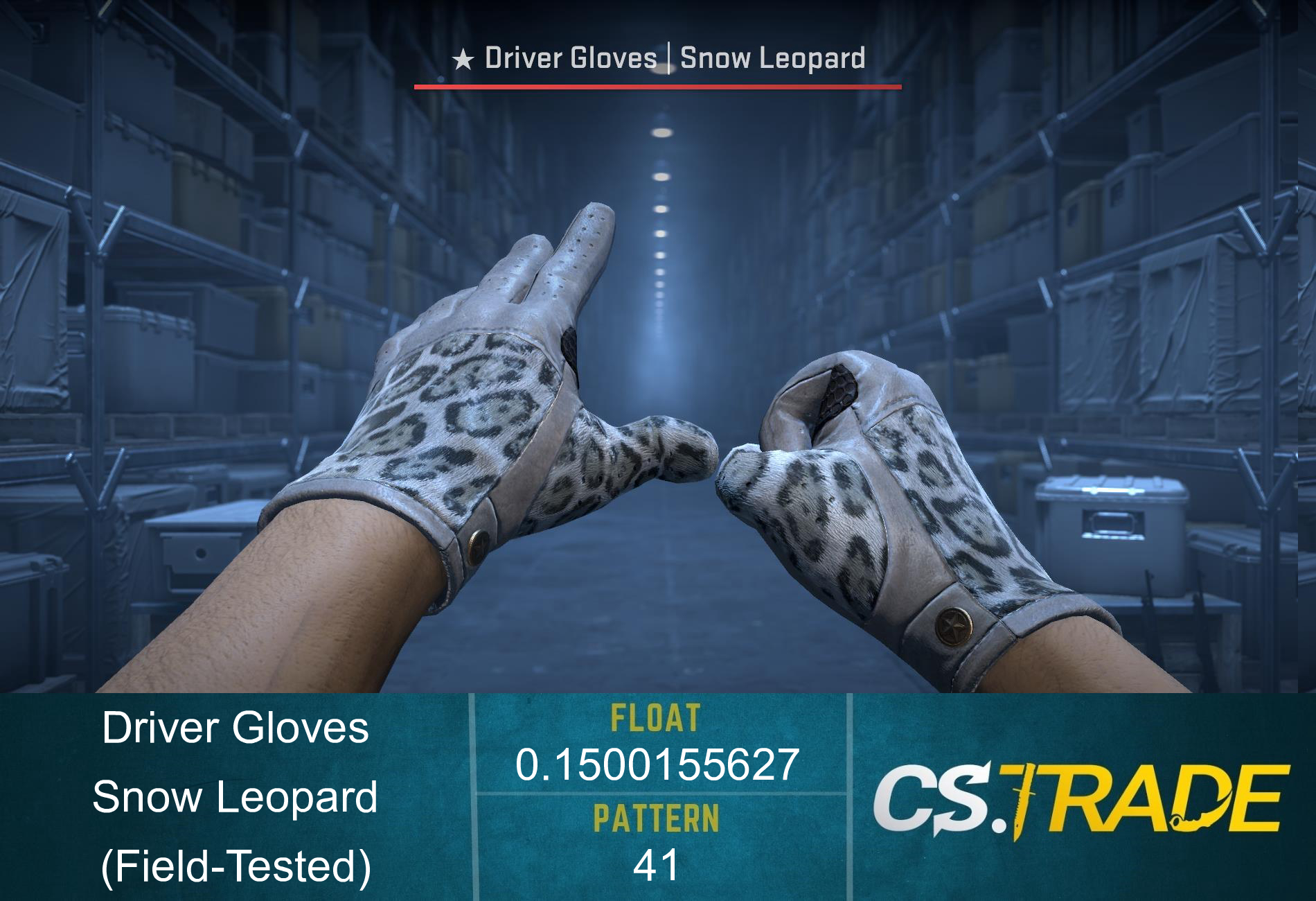 ★ Driver Gloves | Snow Leopard (Field-Tested) Screenshot